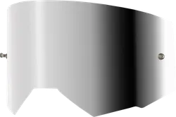 Fly Racing Silver Smoke Mirror Adult Single Lens w/ Post