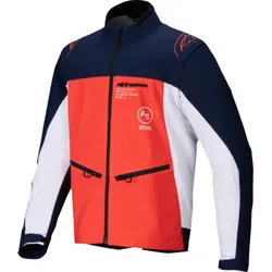 Alpinestars Adult Men Lite-Dura Softshell Jacket Navy Orange White L