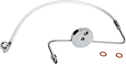 Magnum Designer Braided Front Brake Line Kit Lower Chrome Non ABS