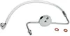 Magnum Designer Braided Front Brake Line Kit Lower Chrome Non ABS