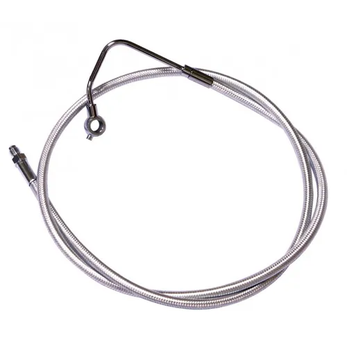 Magnum Designer Braided Front Brake Line Kit Lower Chrome ABS