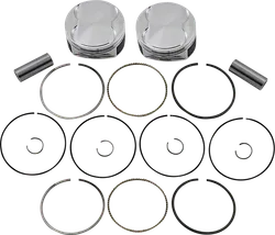 JE Piston Kit Rings Pins M8 .143in OB 4.08in Bore 11:1