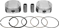 JE Piston Kit Rings Pins M8 STD 4.016in Bore 11:1