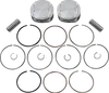 JE Piston Kit Rings Pins M8 .004in OB 4.02in Bore 11:1