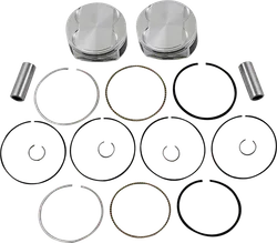 JE Piston Kit Rings Pins M8 .005in OB 4.08in Bore 11:1