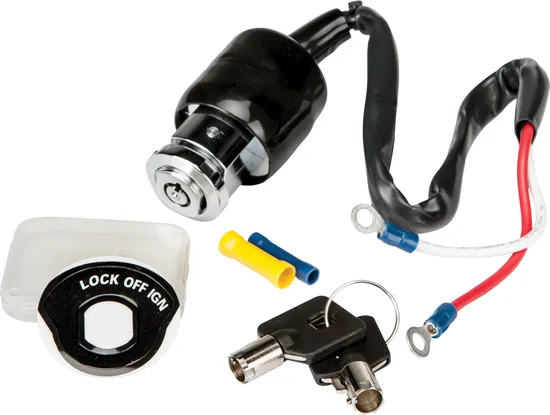 Harddrive 2 Postion Chrome Round Key Ignition