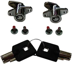 Harddrive Hard Saddlebag Lock and Key Assembly