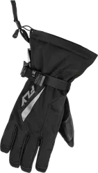 Fly Racing Title Gauntlet Gloves Adult 2XL Black Gray