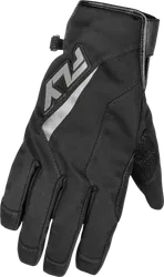 Fly Racing Title Long Gloves Adult S Black