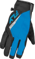 Fly Racing Title Long Gloves Adult L Blue Black
