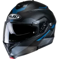 HJC Adult Unisex C91 Karan Modular Helmet Modular XS Black Blue