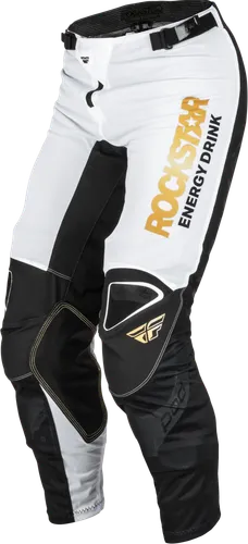 Fly Racing Adult Men Kinetic Rockstar Mesh Pants 34 White 4