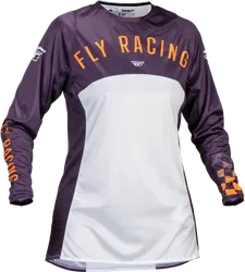 Fly Racing Adult Women Lite Jersey M Purple White