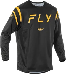 Fly Racing Adult Unisex Kinetic Center Jersey 2XL Black Gold