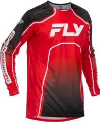 Fly Racing Adult Unisex Rayce Bicycle Jersey L Black White Red