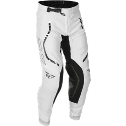 Fly Racing Adult Men Evolution DST LE Flash Pants 28 White Silver