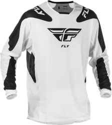 Fly Racing Adult Unisex Kinetic Mesh Sym Jersey S White Black