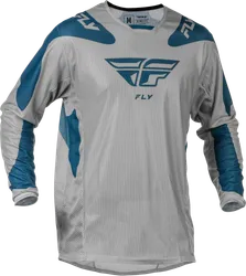 Fly Racing Adult Unisex Kinetic Mesh Sym Jersey S Gray Teal