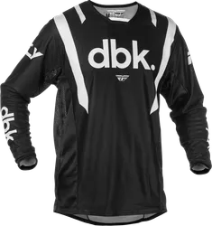 Fly Racing Adult Unisex Kinetic Mesh DBK Jersey S Black White