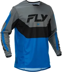 Fly Racing Adult Unisex Kinetic Jersey 2XL Blue Gray Black