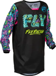 Fly Racing Youth Unisex Kinetic Mutant Jersey XL Black