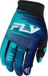 Fly Racing Lite Gloves Adult XL Aqua Navy White