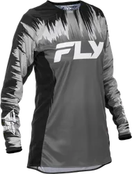 Fly Racing Adult Women Lite Jersey M Black Gray White