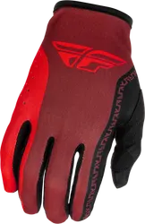 Fly Racing Lite Gloves Youth S Black Red