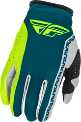 Fly Racing Lite Gloves Adult 2XL Gray Green Teal
