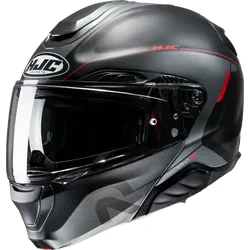 HJC Adult Unisex RPHA 91 Combust Modular Helmet Modular S Black Red