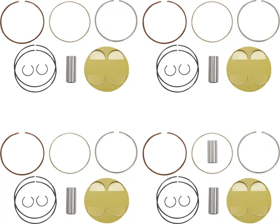 JE Ultra Series Piston Kit 2mm OB 86mm Bore 13.5:1 14.1:1