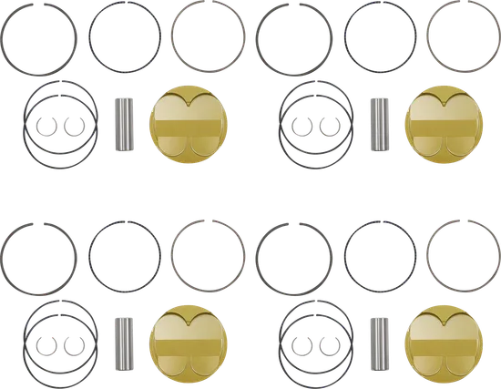 JE Ultra Series Piston Kit 1mm OB 82mm Bore 13.5:1