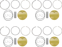 JE Ultra Series Piston Kit 2mm OB 83mm Bore 13.5:1