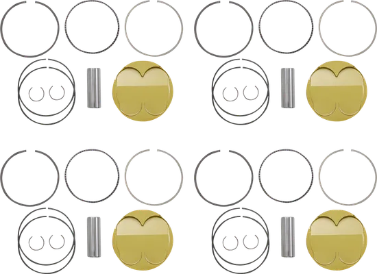 JE Ultra Series Piston Kit 3mm OB 84mm Bore 13.5:1