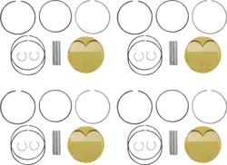 JE Ultra Series Piston Kit 3mm OB 84mm Bore 13.5:1