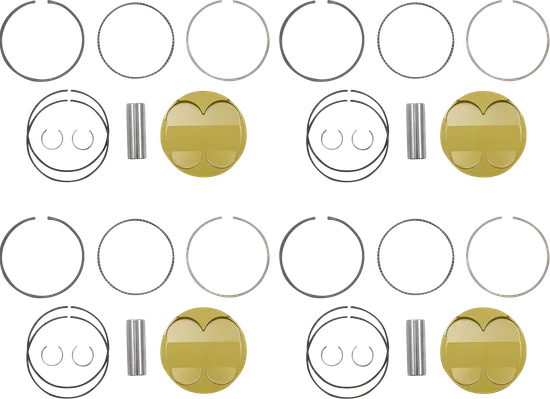 JE Ultra Series Piston Kit 4mm OB 85mm Bore 13.5:1