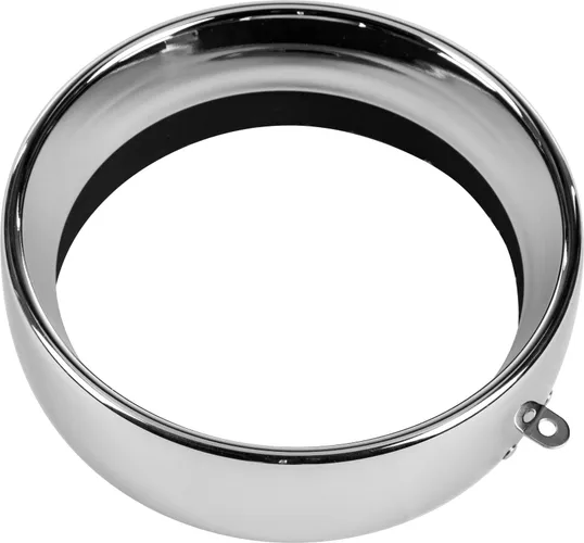 Harddrive 5/34 Tab Style Chrome Frenched Headlight Trim Ring