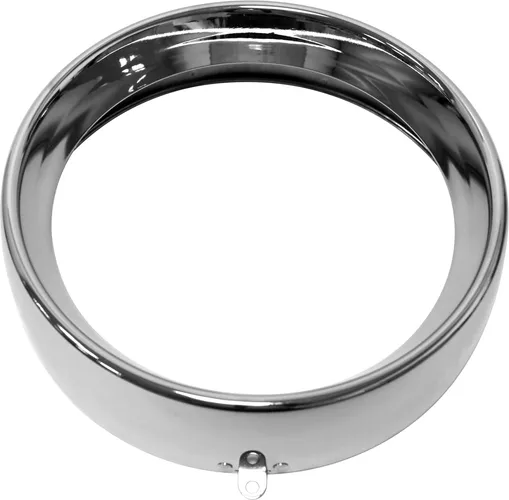 Harddrive 7 Tab Style Chrome Frenched Headlight Trim Ring