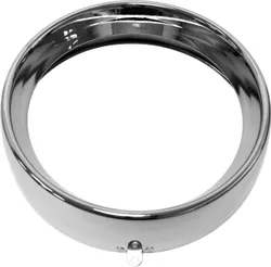 Harddrive 7 Tab Style Chrome Frenched Headlight Trim Ring