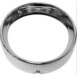 Harddrive 7 Tab Style Chrome Frenched Headlight Trim Ring