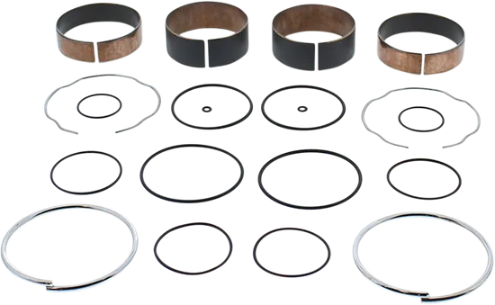 Moose Fork Bushing Kit w Washers Snap Seals 52mm Kawasaki KX450
