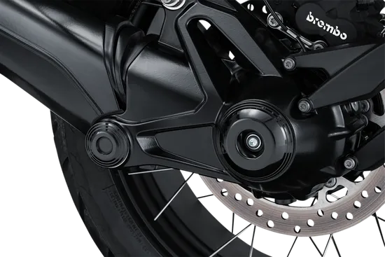 Kuryakyn Lodestar Rear Axle Sliders Black Crash Guards Protectors