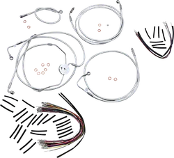 Magnum Control Clutch Brake Cable Kit Chrome for 12-14in. Apes ABS