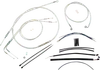 Magnum Control Clutch Brake Cable Kit Chrome for 12-14in. Apes