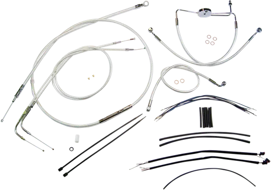 Magnum Control Clutch Brake Cable Kit Chrome for 12-14in. Apes