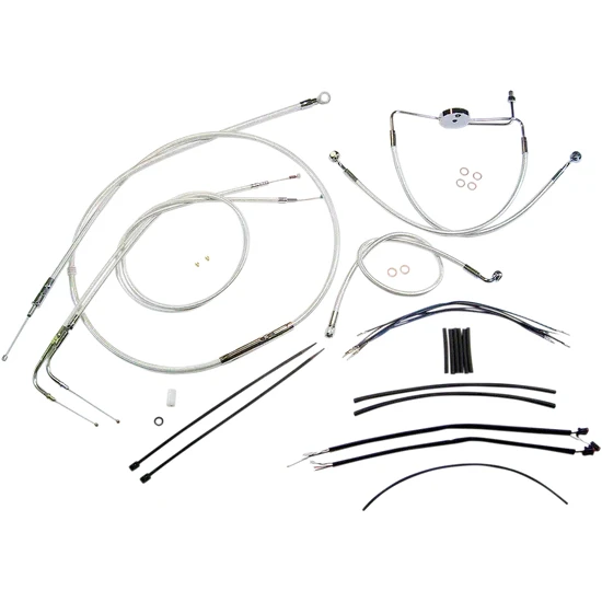 Magnum Control Clutch Brake Cable Kit Chrome for 12-14in. Apes 2