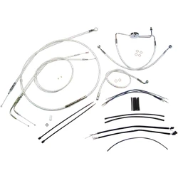Magnum Control Clutch Brake Cable Kit Chrome for 12-14in. Apes