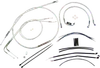 Magnum Control Clutch Brake Cable Kit Chrome for 12-14in. Apes