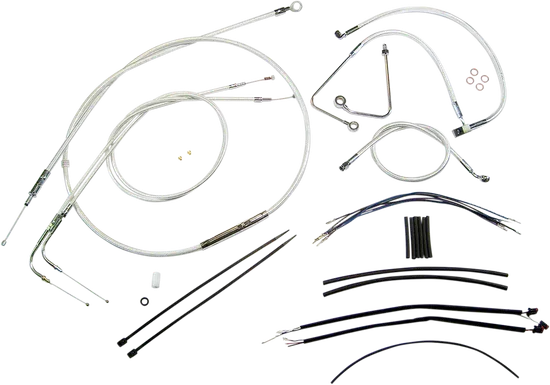 Magnum Control Clutch Brake Cable Kit Chrome for 18-20in. Apes ABS