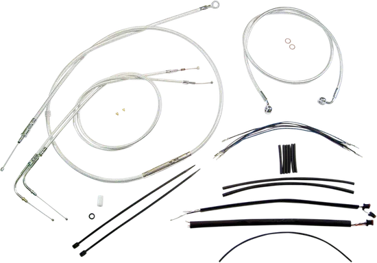 Magnum Control Clutch Brake Cable Kit Chrome for 18-20in. Apes